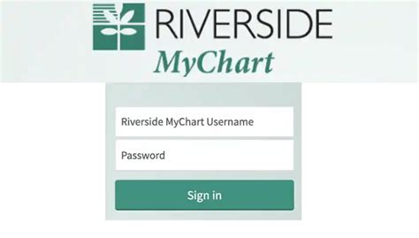 riverside mychart login chart